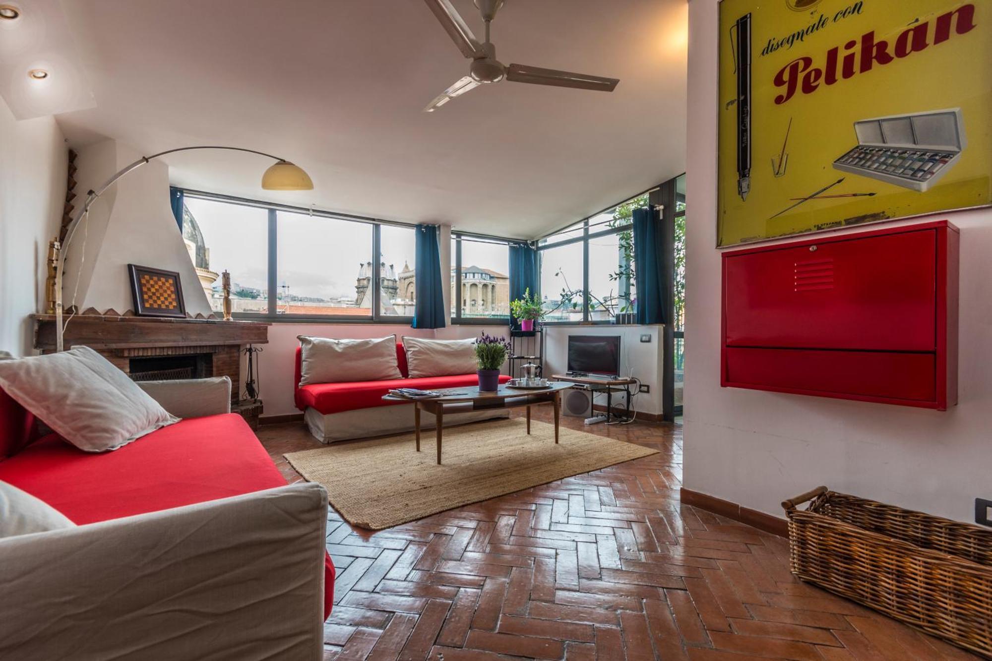 Apartamento Historical Naples With Panoramic Terrace Exterior foto