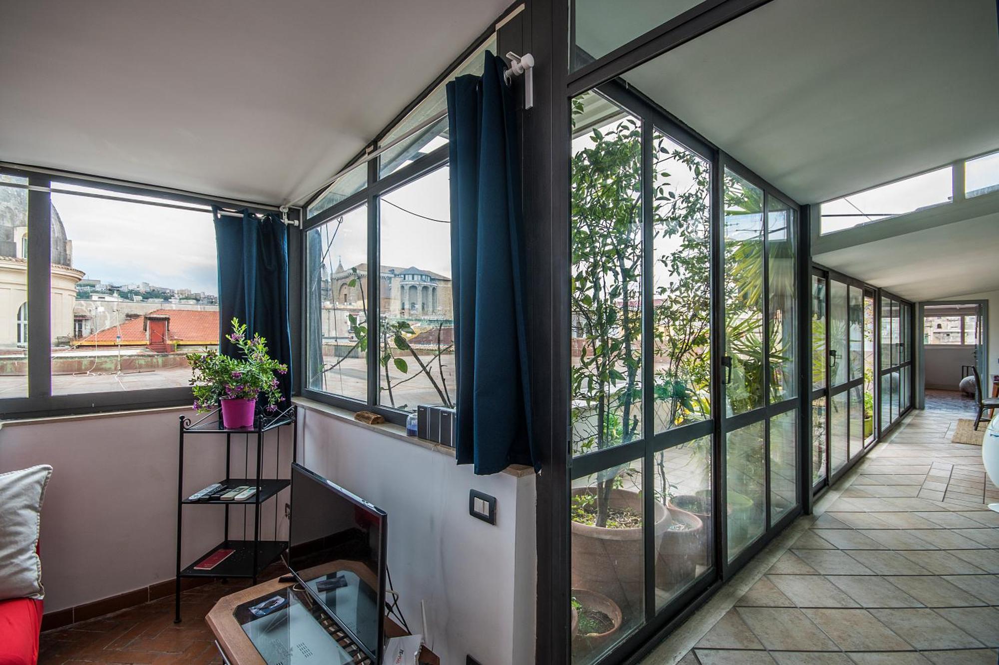 Apartamento Historical Naples With Panoramic Terrace Exterior foto