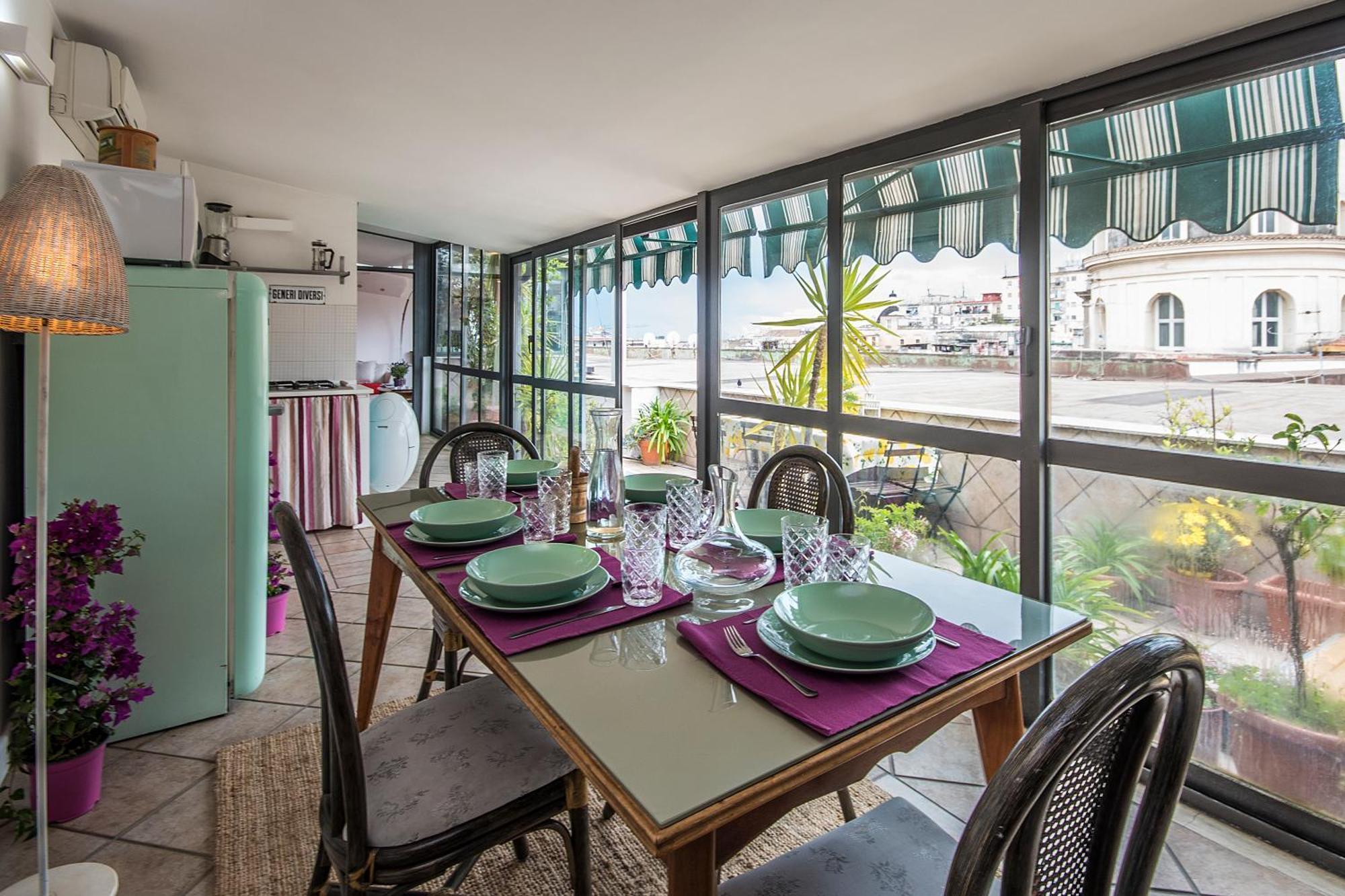 Apartamento Historical Naples With Panoramic Terrace Exterior foto
